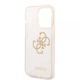 Guess iPhone 14 Pro Max Deksel Full Glitter Gull
