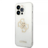 Guess iPhone 14 Pro Max Deksel Full Glitter Transparent