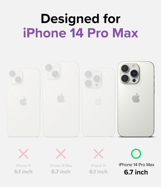 Ringke iPhone 14 Pro Max Deksel Fusion Bumper Clear