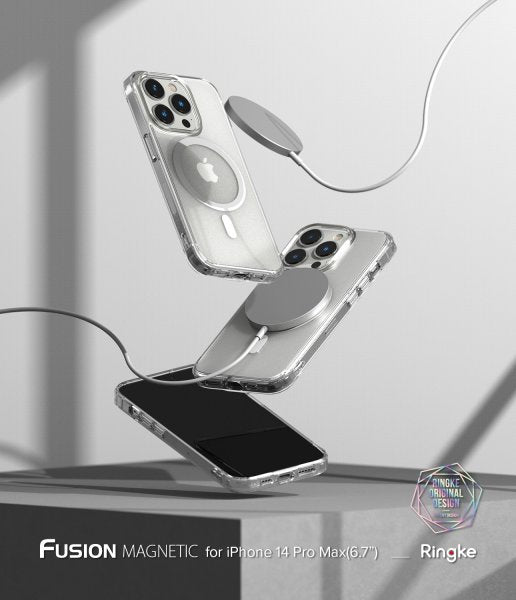 Ringke iPhone 14 Pro Max Deksel Fusion Magnetic Matte Clear