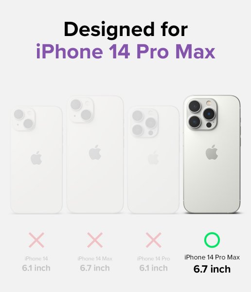 Ringke iPhone 14 Pro Max Deksel Fusion Matte Clear