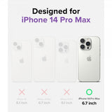 Ringke iPhone 14 Pro Max Deksel Fusion Matte Smoke Black