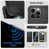 Spigen iPhone 14 Pro Max Deksel Geo Armor 360 MagFit Svart