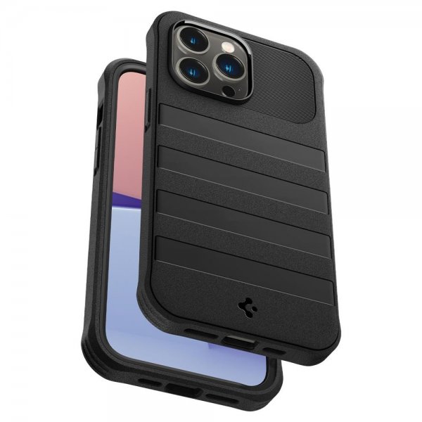 Spigen iPhone 14 Pro Max Deksel Geo Armor 360 MagFit Svart