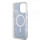 Guess iPhone 14 Pro Max Deksel Golden Marble MagSafe Svart