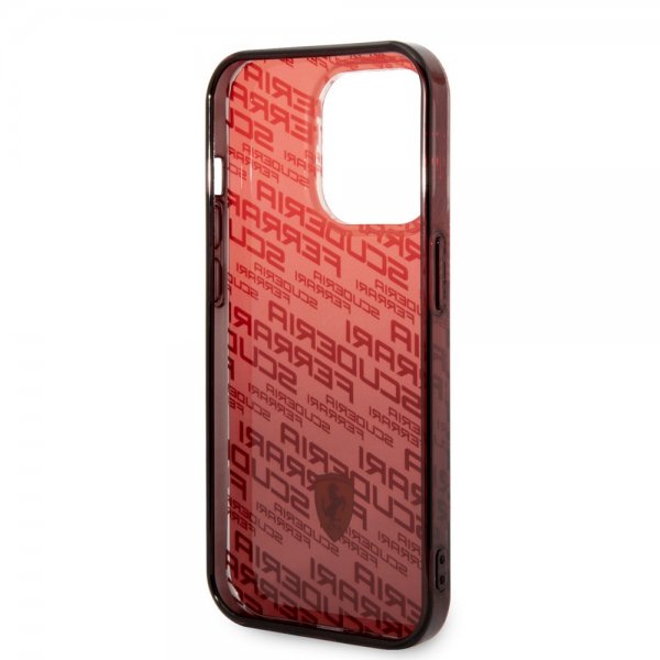 Ferrari iPhone 14 Pro Max Deksel Gradient Scuderia Rød