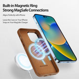 Dux Ducis iPhone 14 Pro Max Deksel Grit Series MagSafe Brun