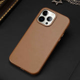 Dux Ducis iPhone 14 Pro Max Deksel Grit Series MagSafe Brun
