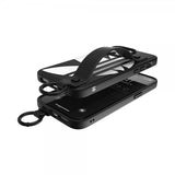 Adidas iPhone 14 Pro Max Deksel Handstrap Case Svart Hvit