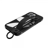 Adidas iPhone 14 Pro Max Deksel Handstrap Case Svart Hvit