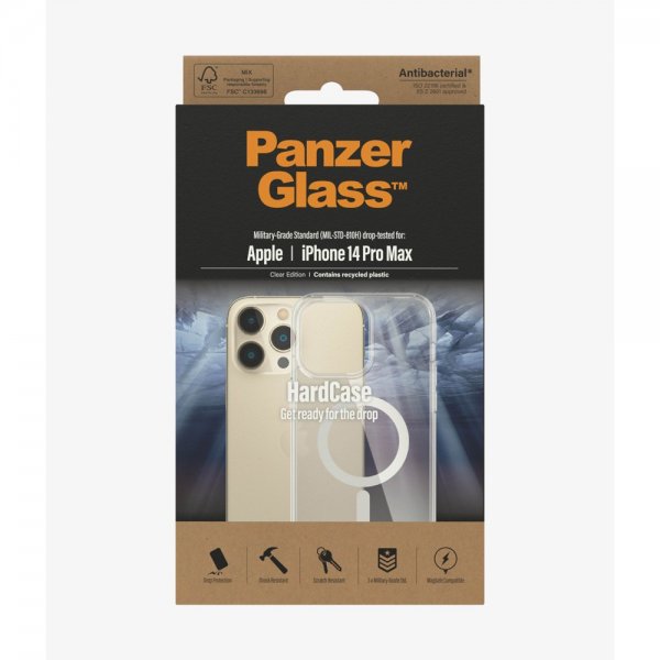 PanzerGlass iPhone 14 Pro Max Deksel HardCase MagSafe Transparent