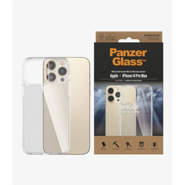 PanzerGlass iPhone 14 Pro Max Deksel HardCase Transparent