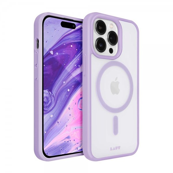 LAUT iPhone 14 Pro Max Deksel Huex Protect MagSafe Lavendel
