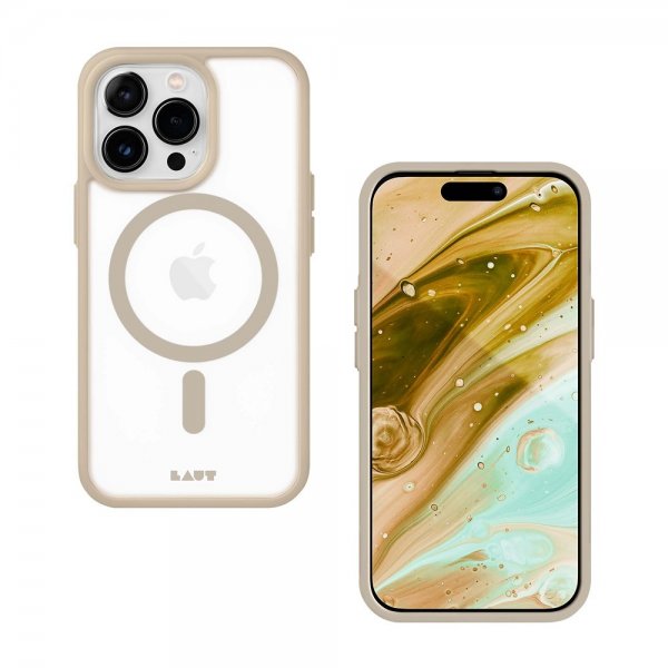 LAUT iPhone 14 Pro Max Deksel Huex Protect MagSafe Sand
