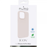 Puro iPhone 14 Pro Max Deksel Icon Rosa