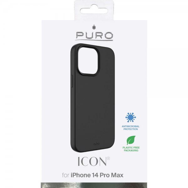 Puro iPhone 14 Pro Max Deksel Icon Svart