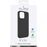 Puro iPhone 14 Pro Max Deksel Icon Svart