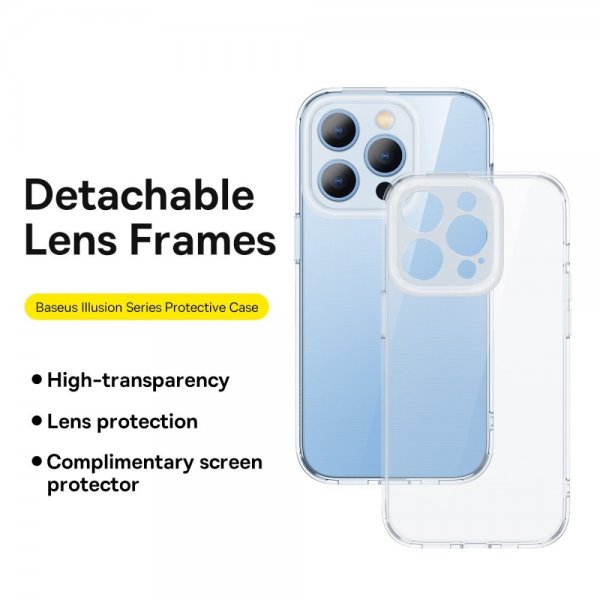 Baseus iPhone 14 Pro Max Deksel Illusion Series Transparent