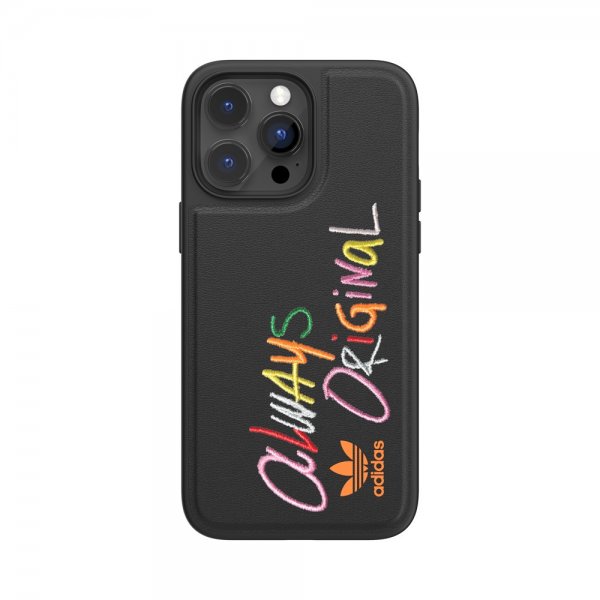 Adidas iPhone 14 Pro Max Deksel Inlay Embroidery Case Colourful