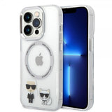 Karl Lagerfeld iPhone 14 Pro Max Deksel Karl & Choupette MagSafe Transparent