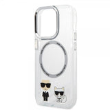 Karl Lagerfeld iPhone 14 Pro Max Deksel Karl & Choupette MagSafe Transparent