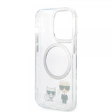 Karl Lagerfeld iPhone 14 Pro Max Deksel Karl & Choupette MagSafe Transparent