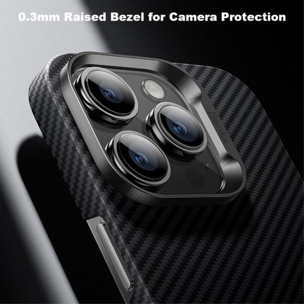 Benks iPhone 14 Pro Max Deksel Kevlar MagSafe Svart