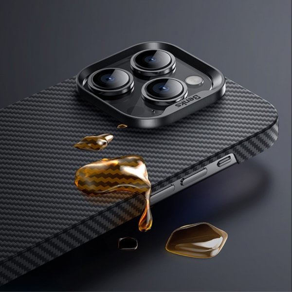 Benks iPhone 14 Pro Max Deksel Kevlar MagSafe Svart