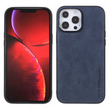 X-Level iPhone 14 Pro Max Deksel Skinntekstur Blå