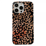 iPhone 14 Pro Max Deksel Leopardmønster Svart