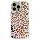 iPhone 14 Pro Max Deksel Leopardmønster Hvit