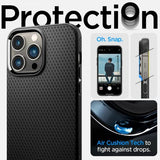Spigen iPhone 14 Pro Max Deksel Liquid Air Matte Black