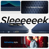 Spigen iPhone 14 Pro Max Deksel Liquid Air Navy Blue
