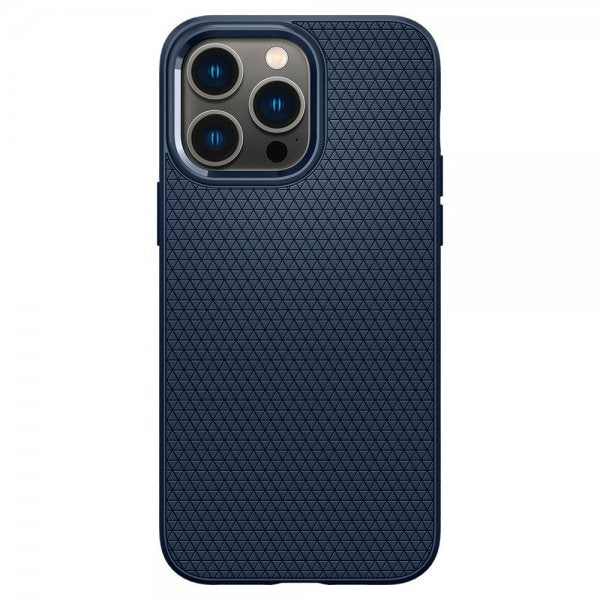 Spigen iPhone 14 Pro Max Deksel Liquid Air Navy Blue