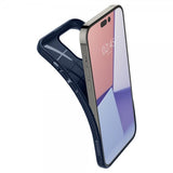 Spigen iPhone 14 Pro Max Deksel Liquid Air Navy Blue