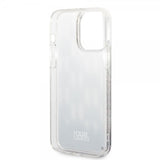Karl Lagerfeld iPhone 14 Pro Max Deksel Liquid Glitter Monogram Svart