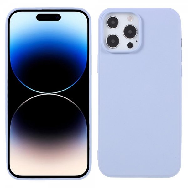 X-Level iPhone 14 Pro Max Deksel Liquid Silicone Lilla