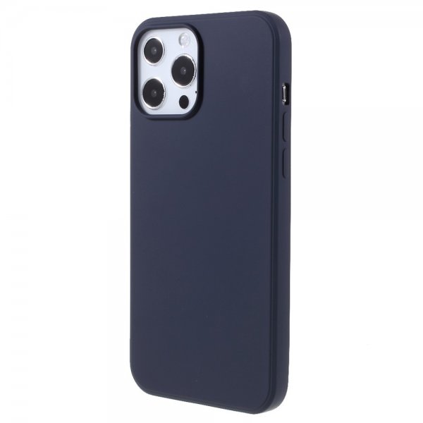 X-Level iPhone 14 Pro Max Deksel Liquid Silicone Mørkeblå