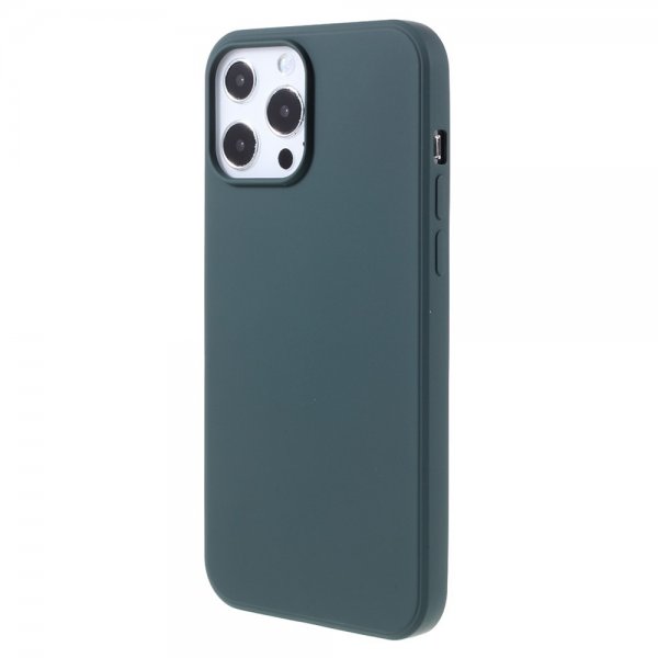 X-Level iPhone 14 Pro Max Deksel Liquid Silicone Petrol