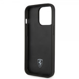 Ferrari iPhone 14 Pro Max Deksel Logo Perforert Rød