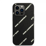 Karl Lagerfeld iPhone 14 Pro Max Deksel Logomania Svart
