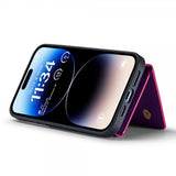 Dg.Ming iPhone 14 Pro Max Deksel M3 Series Avtakbart Kortholder Lilla
