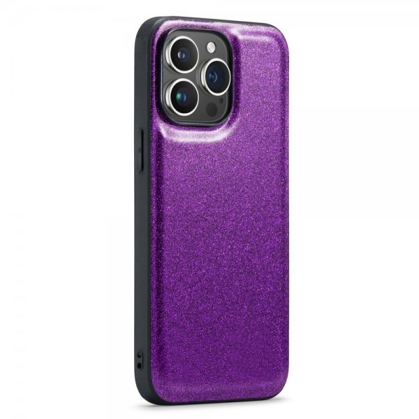 Dg.Ming iPhone 14 Pro Max Deksel M3 Series Avtakbart Kortholder Lilla