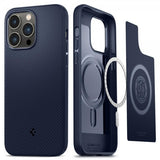 Spigen iPhone 14 Pro Max Deksel Mag Armor MagFit Navy Blue