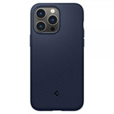 Spigen iPhone 14 Pro Max Deksel Mag Armor MagFit Navy Blue