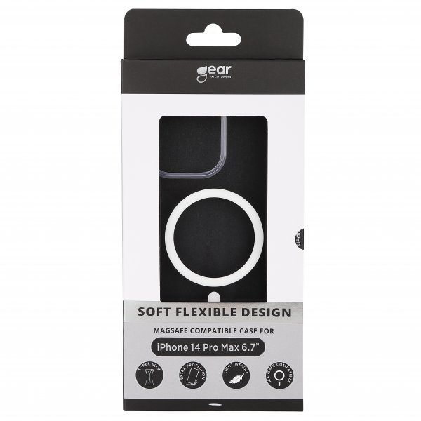 Gear iPhone 14 Pro Max Deksel MagSeries Transparent