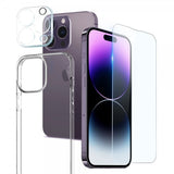 Northjo iPhone 14 Pro Max Deksel med Skjermbeskytter og Kamerabeskytter 3-i-1