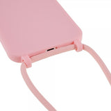 iPhone 14 Pro Max Deksel med Stropp Rosa