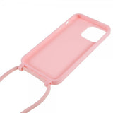 iPhone 14 Pro Max Deksel med Stropp Rosa