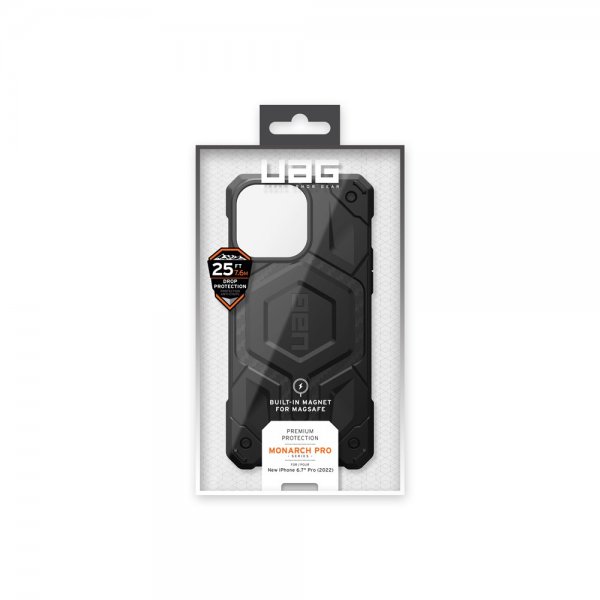 Urban Armor Gear (UAG) iPhone 14 Pro Max Deksel Monarch Pro MagSafe Carbon Fiber